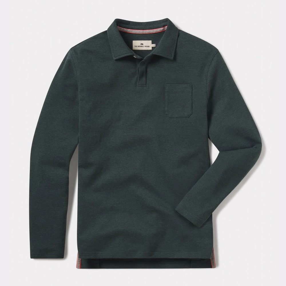 The Normal Brand | Puremeso Weekend Polo | Green Gables